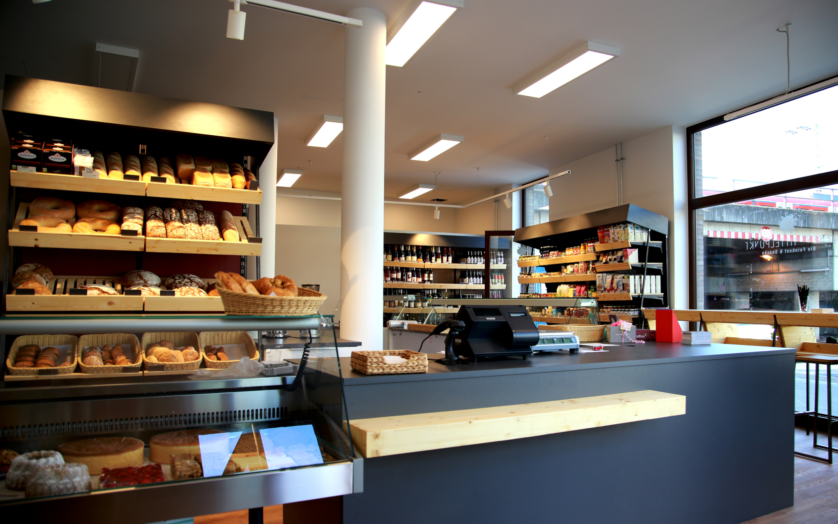 lebensmittelpunkt, keinStil.GmbH, Feine Kost, Bioladen, low budget interieur, Frankfurt am Main Sachsenhausen 