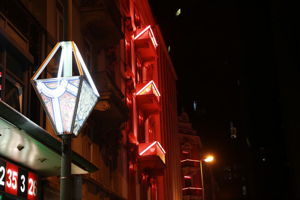 Lichtinstallation im Bahnhofsviertel, Design und Planung, Lampions 
