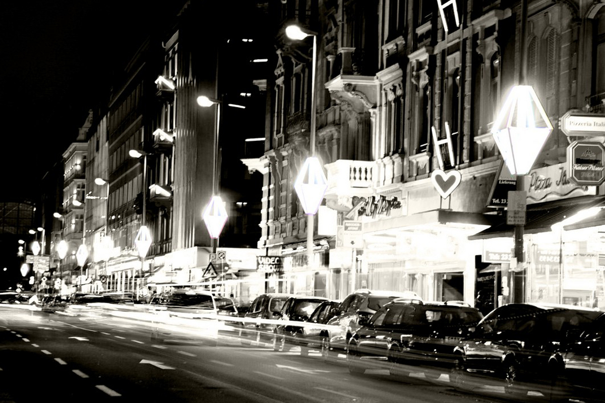 Lichtinstallation im Bahnhofsviertel, Design und Planung, Lampions 
