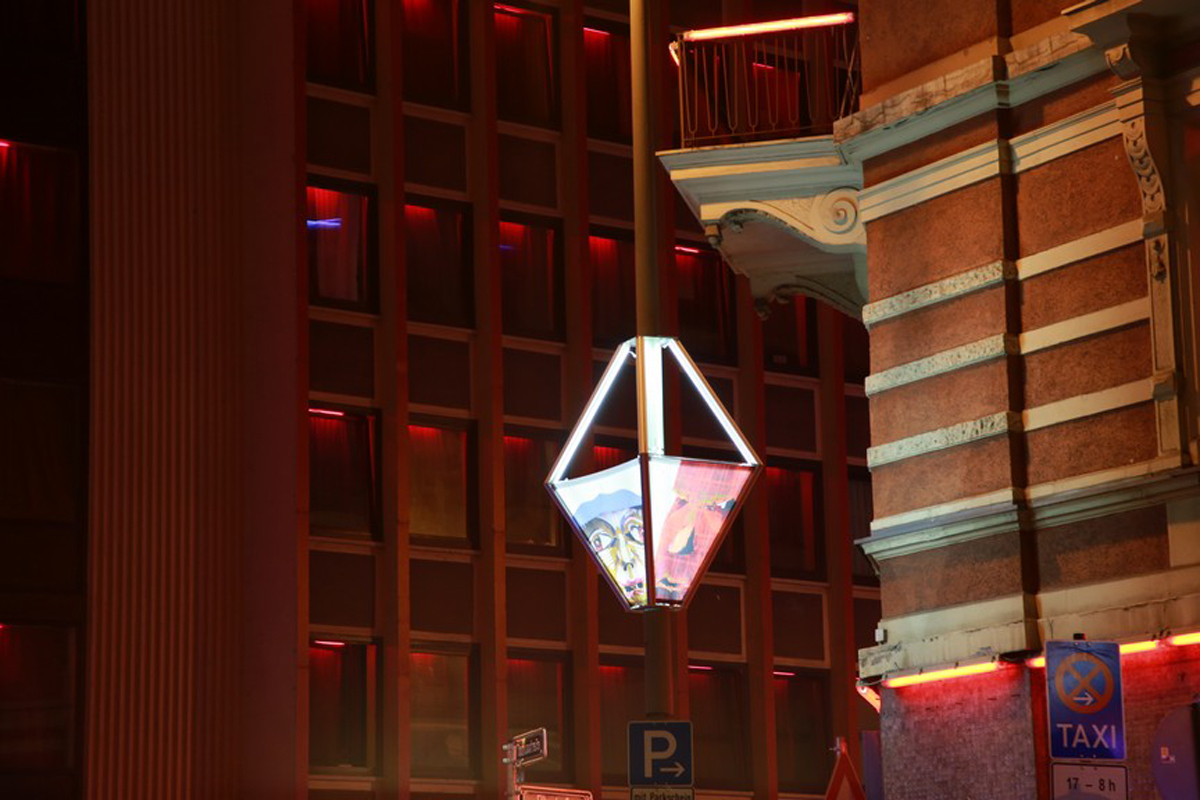 Lichtinstallation im Bahnhofsviertel, Design und Planung, Lampion 