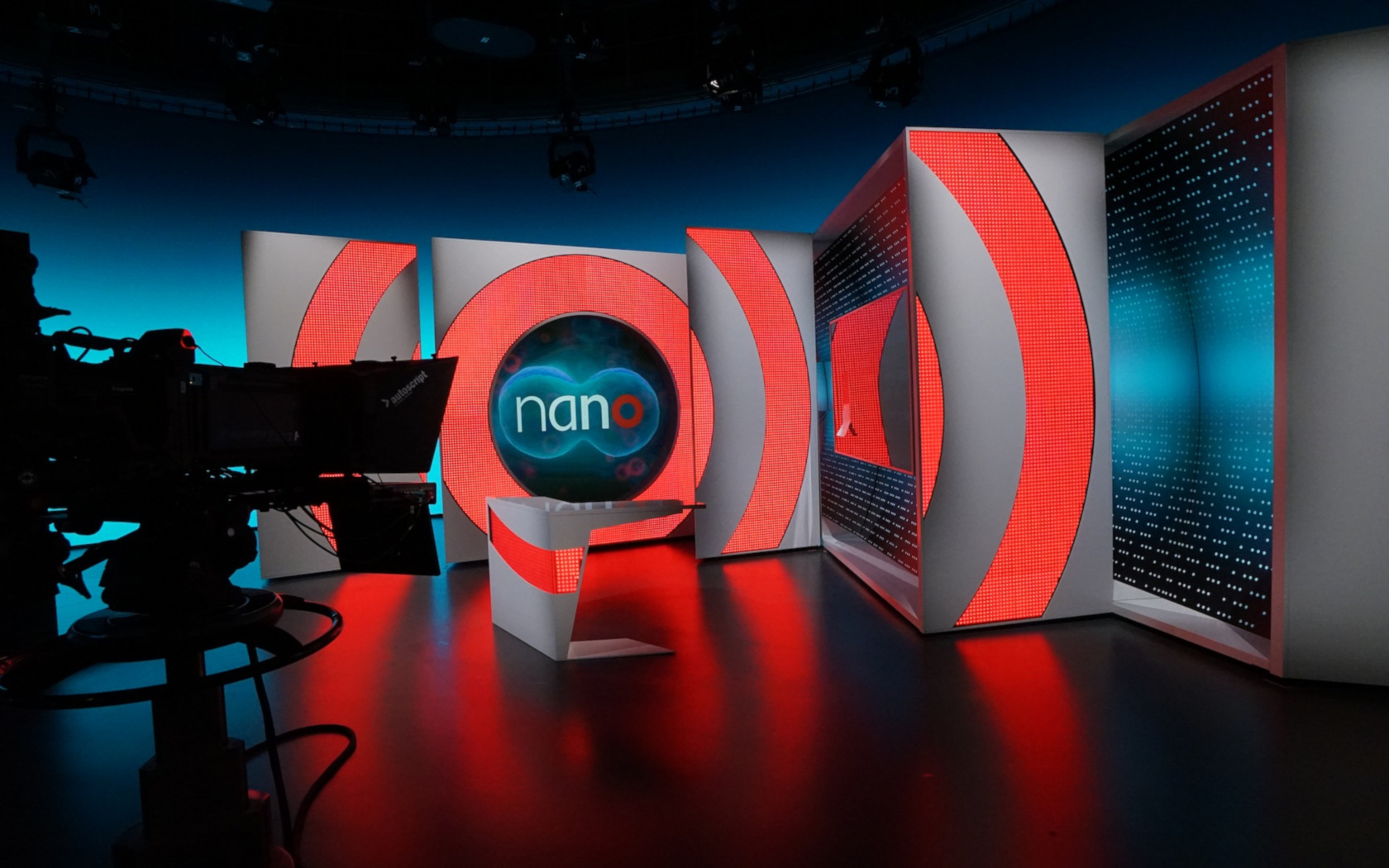 3sat Studios, Kulturzeit, Scobel, Nano, Boris Banozic, TV Studios, Illusion, Wissenschaft und Kultur nachrichten